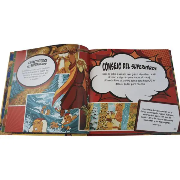 Libro de historias de superhéroes