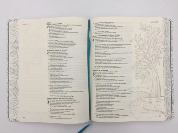 Biblia de Apuntes Blanca Para Colorear RVR 1960