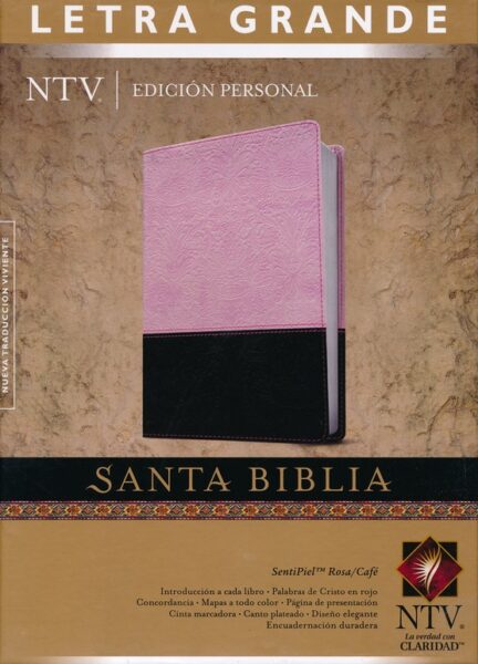 Biblia NTV personal café-rosa tubiblia.com.co