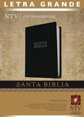 Biblia NTV Edición personal Negra