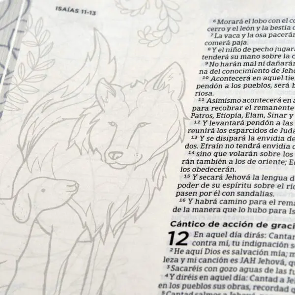 Biblia de Apuntes Edición Ilustrada Azul