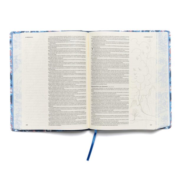 Biblia de Apuntes Edición Ilustrada Azul
