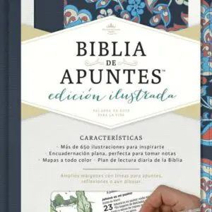 Biblia de Apuntes edición Ilustrada Azul