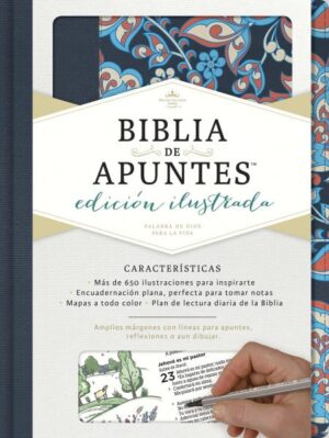 Biblia de Apuntes edición Ilustrada Azul