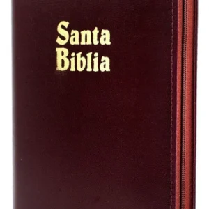Biblia Cierre Acolchada Vinotinto