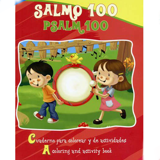 Salmo 100 Libro Bilingüe para Colorear