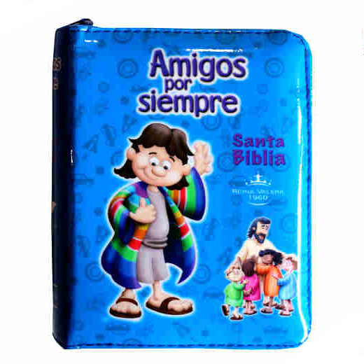 Biblia Amigos por Siempre Azul RVR60 tubiblia.com.co