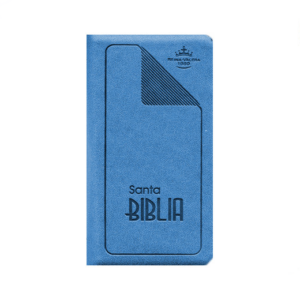 Biblia Tamaño 035 chequera flexible azul/RVR