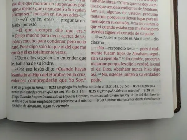 Biblia Compacta Letra Grande Negro Onice - Imagen 2