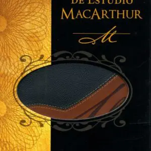 Biblia de estudio MacArthur en piel