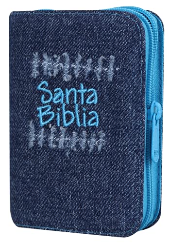 Biblia desgaste azul con cierre tubiblia.com.co