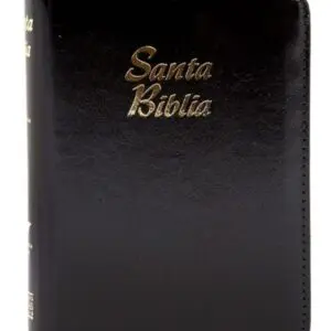 Biblia RVR1960 de lujo negra con cierre acolchada tubiblia.com.co