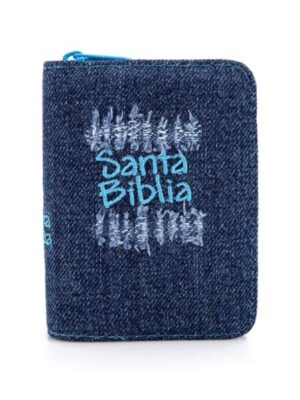 Biblia desgaste azul con cierre tubiblia.com.co