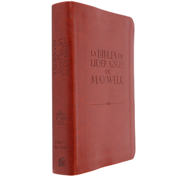 Biblia de liderazgo de Maxwell en piel
