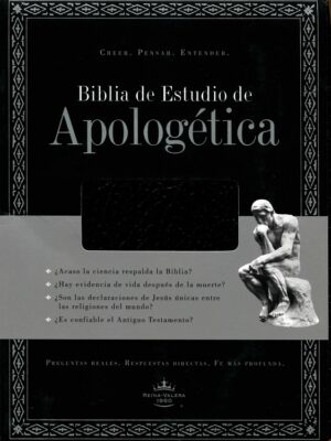 Biblia de Estudio Apologetica imitación piel