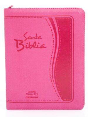 Biblia letra gigante fucsia