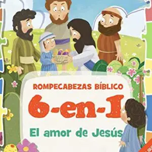 6 en 1 Biblia de Rompecabezas / El Amor de Jesús