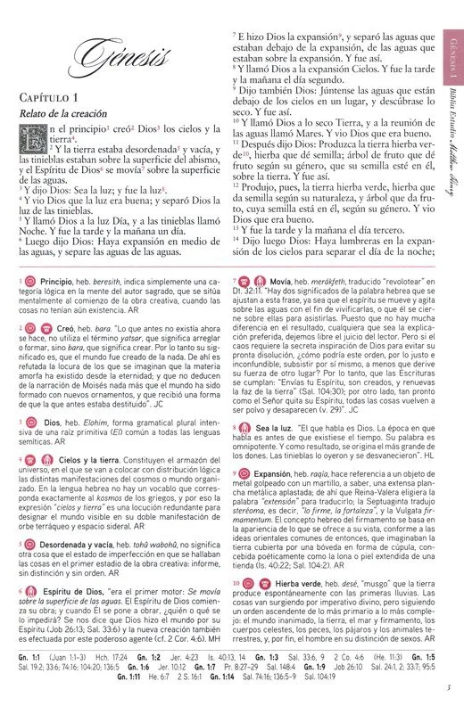 Biblia de estudio Matthew Henry Reina Valera Revisada Tapa Dura - Imagen 2