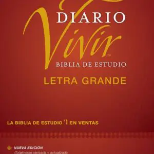 Biblia de Estudio Diario Vivir Letra Grande