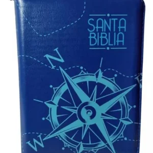 Biblia Tamaño 025 Azul/Barco