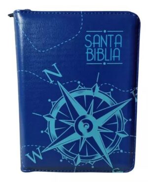 Biblia Tamaño 025 Azul/Barco