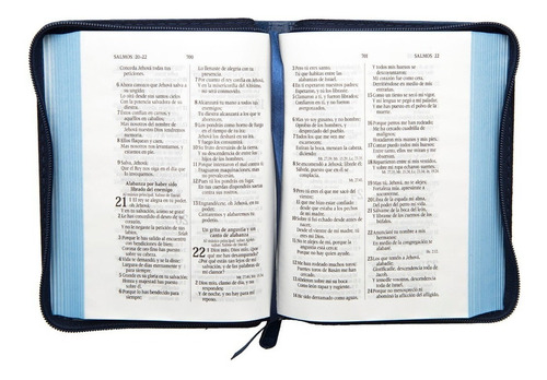 Biblia 025 azul barquito RVR 60