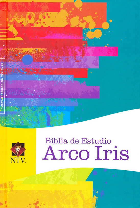 NTV Biblia de Estudio Arco Iris, multicolor tapa dura con indice