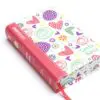 Biblia Luz en mi camino corazones, multicolor simil piel NVI