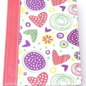 NVI Biblia Luz en mi camino corazones, multicolor simil piel