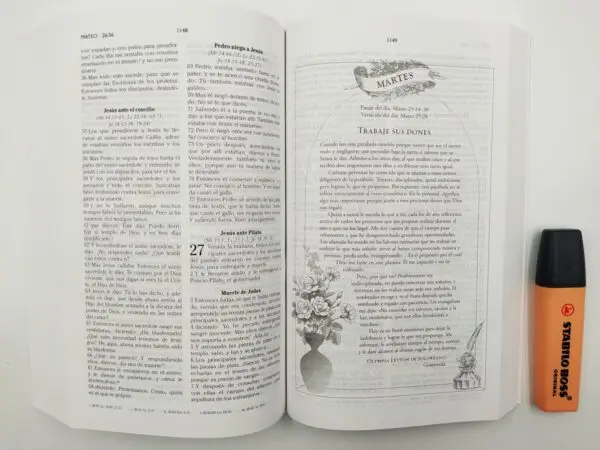 Mi Día con Dios | Biblia para Mujeres RVR60 | Tapa Rústica - Imagen 3