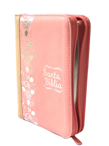 Biblia 045 Rosa Beige RVR1960 tubiblia.com.co