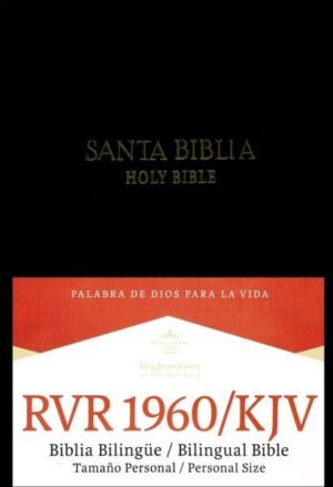 Biblia Bilingüe Tamaño Personal Tapa Dura Negra
