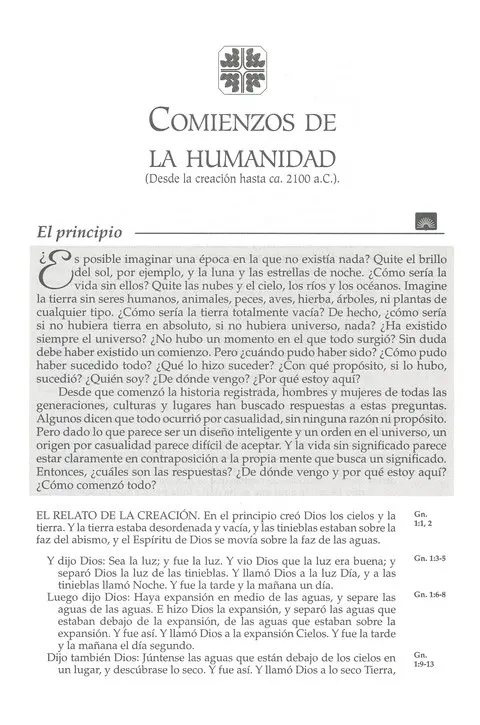 La Biblia en orden cronológico