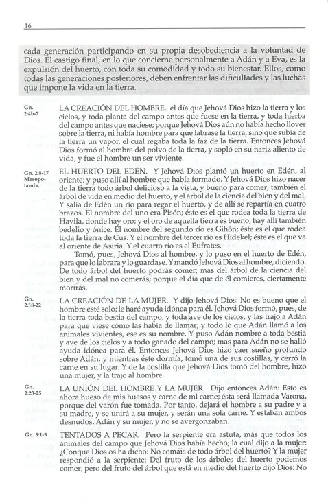 La Biblia en orden cronológico