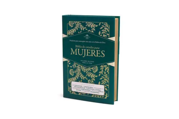 RVR 1960 Biblia de estudio para mujeres, tela verde