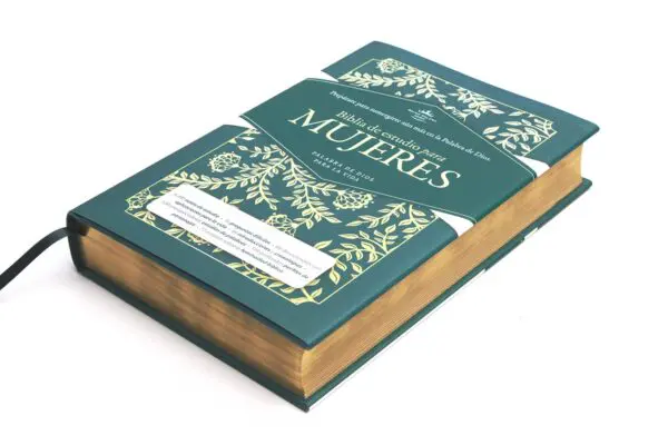 RVR 1960 Biblia de estudio para mujeres, tela verde