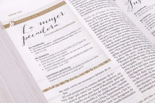 RVR 1960 Biblia de estudio para mujeres, tela verde