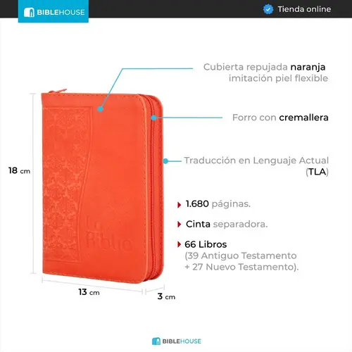 Biblia TLA Naranja