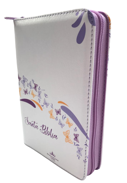 Biblia RVR1960 Blanco Mariposas