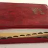 Biblia RVR1960 con cierre - índice pequeño, alcolchada rojiza
