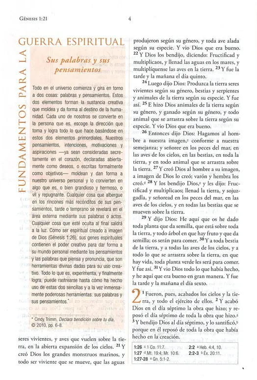 Biblia para la Guerra Espiritual - Tapa Dura