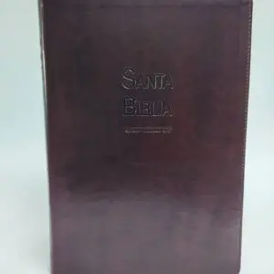 Biblia Reina Valera 1995 Piel Vinotinto
