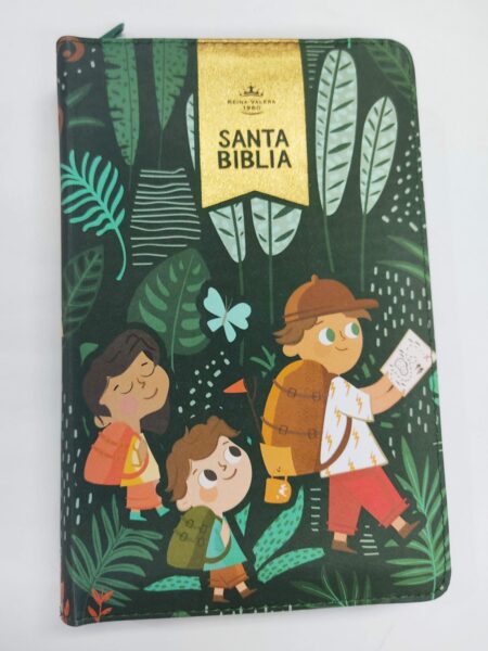 Biblia interactiva para Niños. Letra Grande con cierre