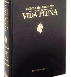 Biblia de Estudio vida Plena Tapa Dura