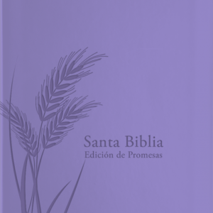 Biblia de Promesas Tamaño Manual Lavanda Imitación Piel RVR60