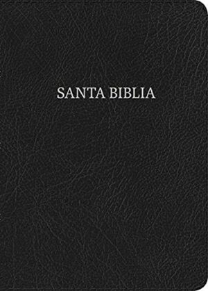 RVR1960 Biblia Letra Grande Manual Negro, piel fabricada