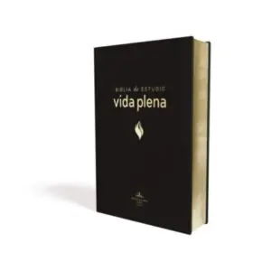 Biblia de Estudio Vida Plena Negra [Biblia] Reina Valera 1960 Imitación Piel