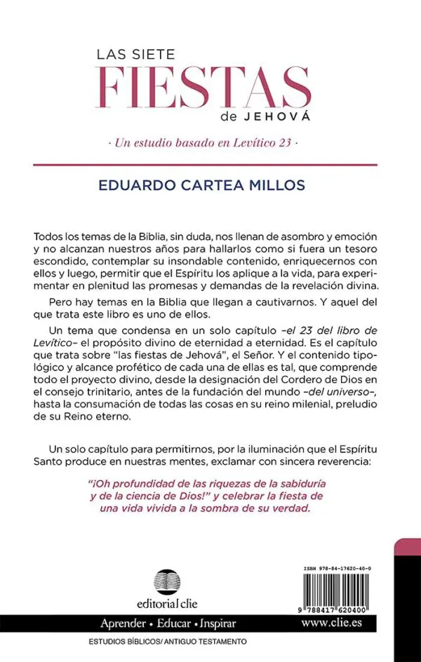 Las siete fiestas de Jehová