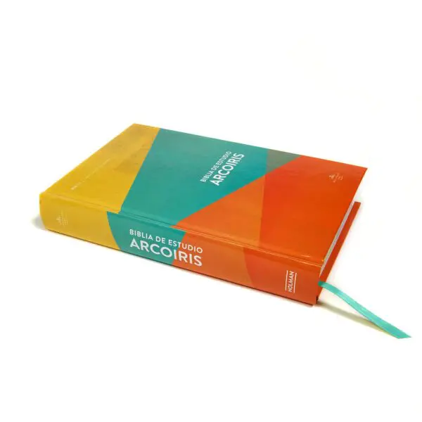 RVR1960 Biblia Arcoiris Multicolor de Estudio, tapa dura.