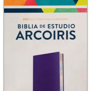 RVR1960 Biblia Arcoiris, Morada / Multicolor, de Estudio
